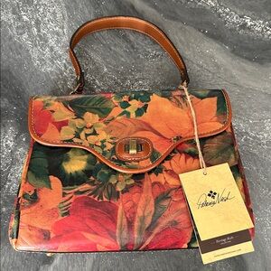 Patricia Nash Heritage Multi Color Verga Handbag Style P23201 BUNDLE